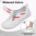 thumbnail image 3 of Zapatos para caminar LeisFit para mujer, anchos, blancos, talla 8, 3 of 6