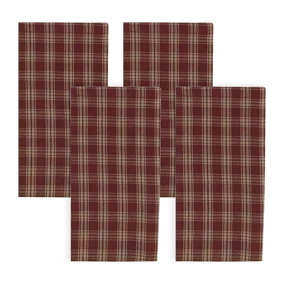 Park Designs Red Sturbridge Napkin Set of 4