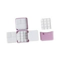 thumbnail image 3 of Paleta de acuarela con cubo de lavado con área de mezcla mini para el viaje de paleta de pintura para principiantes para graffiti de pintura acrílica Rosa, 3 of 8