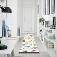 thumbnail image 4 of Yayeee Runner Rug for Bedroom 2'x6' Machine Washable Hallway Non Slip Mat, White Triangles, 4 of 8