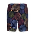 thumbnail image 4 of Rocae Colorful Shells for Men's Soft Sleep Pajama Shorts, Waistband and Pockets, 4 of 9