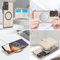 thumbnail image 4 of ELEHOLD Case for Samsung Galaxy Note 20 Ultra, 2-in-1 Magnetic Shockproof Leather Wallet Flip Case Cover, Detachable Card Holder with Stand,White, 4 of 5