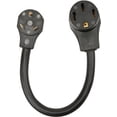 thumbnail image 1 of SouthWire Corp. Power Cord Adapter 30AM50AF18 Surge Guard; For Connecting RV Power Inlet To Standard Power Source; 30 Amp Male To 50 Amp Female; 18 Inch Length; Non Locking; Without Lighted Ends, 1 of 4