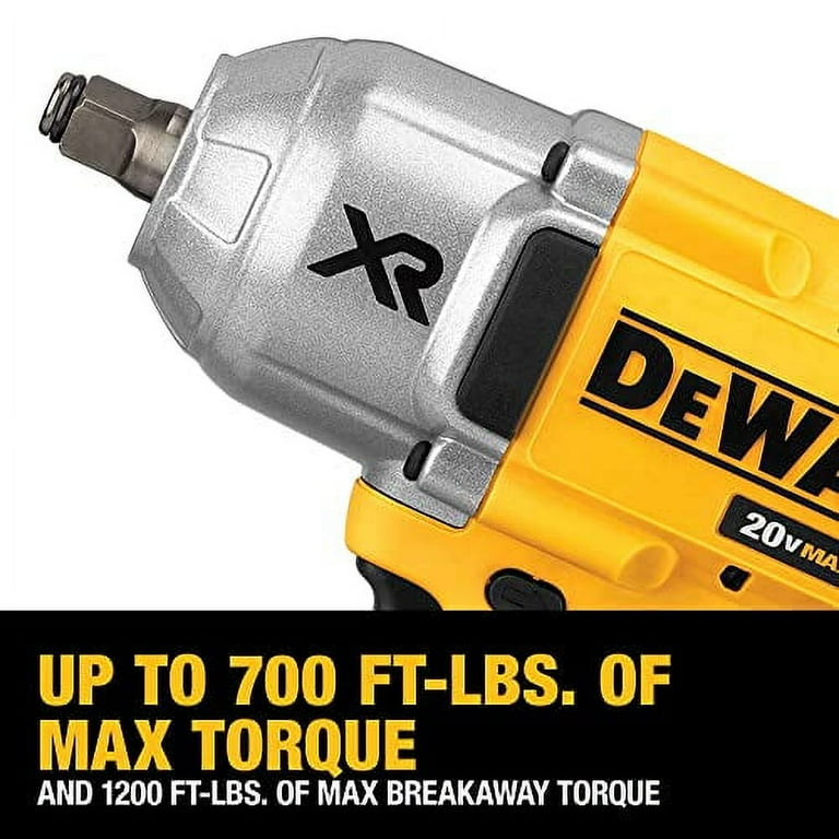 DEWALT 20V MAX XR Impact Wrench Kit Brushless High Torque Hog