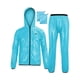 thumbnail image 5 of Trajes de lluvia impermeables con bolsa de almacenamiento Conjuntos de chaqueta y pantalones de lluvia Cortavientos XXXL, 5 of 9