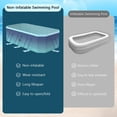thumbnail image 6 of HENG Co. Foldable Above Ground Pool, Large Non-Inflatable Outdoor Swimming Pool for Adults & Kids, Portable Collapsible Design, Sky Blue, 6 of 8