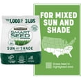 thumbnail image 3 of (2 pack) Pennington Smart Seed Sun & Shade Northern Lawn Grass Seed Mix, for Sun to Partial Shade, 3 lb., 3 of 19