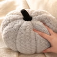 thumbnail image 4 of Halloween Pumpkin Throw Pillow, Ultra Soft Faux Lambswool, 7.9 Inch 11.0 Inch 1 Pack Plush Decorative Cushion, For Sofa Couch Bedroom Home Party Halloween Harvest Festival Decor, 4 of 7