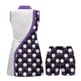 thumbnail image 6 of Yuyamidu Golf Ball Purple Bow Golf Dresses Built in Shorts for Women Funny Halloween Athletic Dress Workout Tennis Golf Dresses Breathable Activewear Tank Dresses, 6 of 8