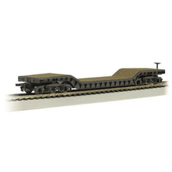 Bachmann - 52' Depressed-Center Flat Car -- Empty Car Only - HO