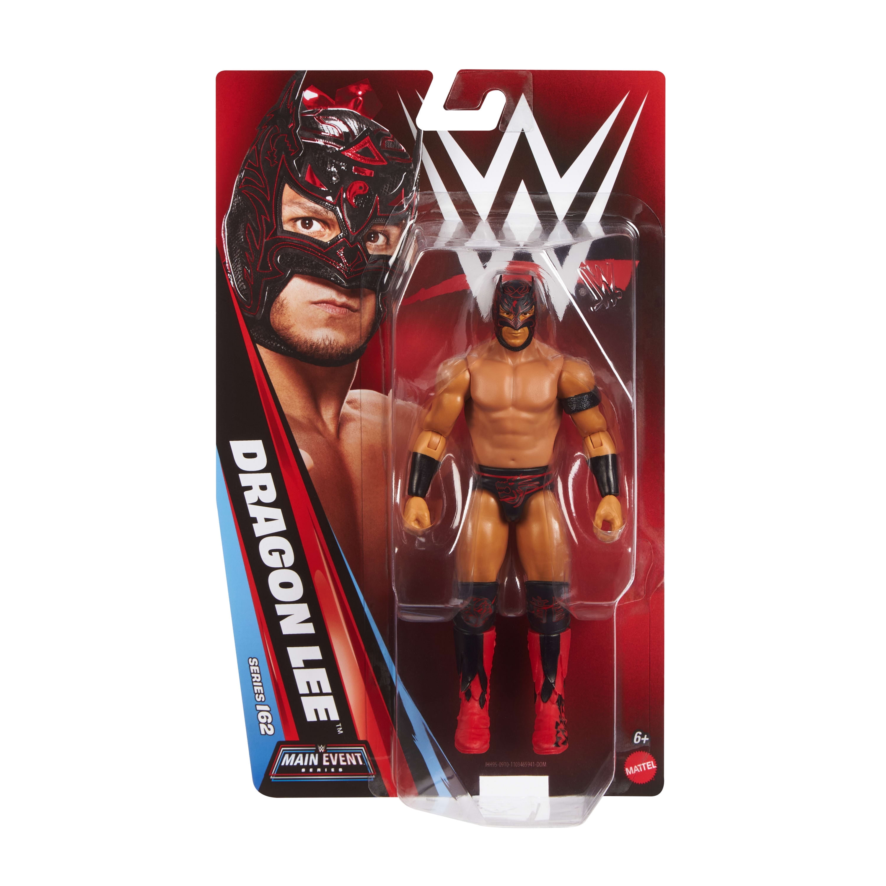 WWE Dragon Lee Action Figure, Main Event Series #162, 6-inch Collectible with Articulation