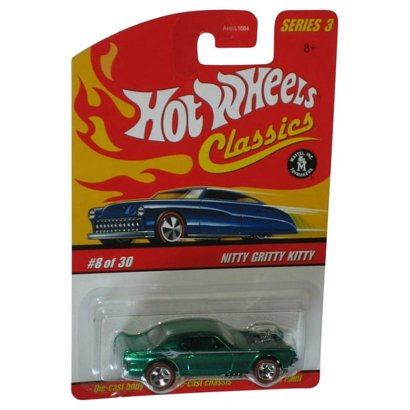 Hot Wheels Classics Series 3 (2006) Green Nitty Gritty Kitty Toy Car 8/30
