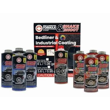 Dominion Sure Seal Shake And Shoot BSSBL Black 2-Part Bedliner (4 Liter)