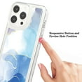 thumbnail image 5 of TECH CIRCLE For iPhone 14 Pro Max Case,Stylish Marble Design Protective Shockproof Slim Thin Soft TPU Military Drop Protection Girls Women Men Case for Apple iPhone 14 Pro Max 6.7" 2022,Blue, 5 of 6