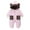 Pink, variant on Infant Snowsuit Cute Long Sleeve Winter Romper with Bear Ears Hood Infant Winter Coat Boys Girls Down Jacket 3-6 Months
