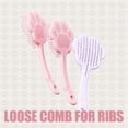 thumbnail image 2 of Rib Comb Fluffy Comb Specific Massage Comb Head Straight Hair Anti Tangling, 2 of 8