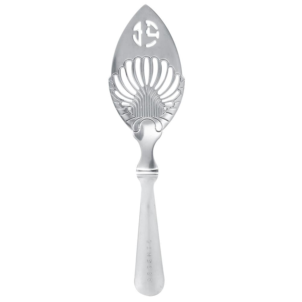 Style : #1 304 Stainless Steel Cocktail Bar Glass Cup Drinking Filter 1Pcs Wormwood Spoon Absinthe Spoon 