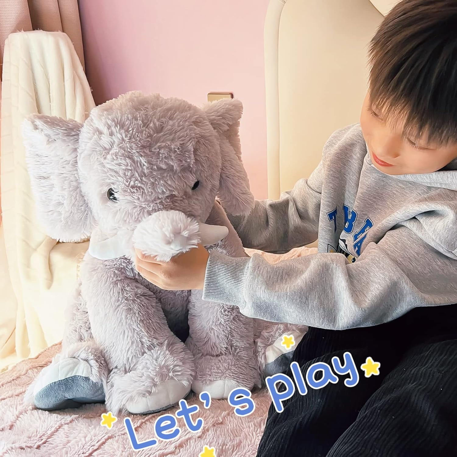 Big elephant teddy bear hotsell