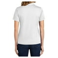 thumbnail image 3 of Womens Dri-Mesh V-Neck Polyester Polo White 4X-Large, 3 of 8