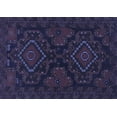 thumbnail image 1 of Ahgly Company Indoor Rectangle Persian Blue Traditional Area Rugs, 3' x 5', 1 of 4