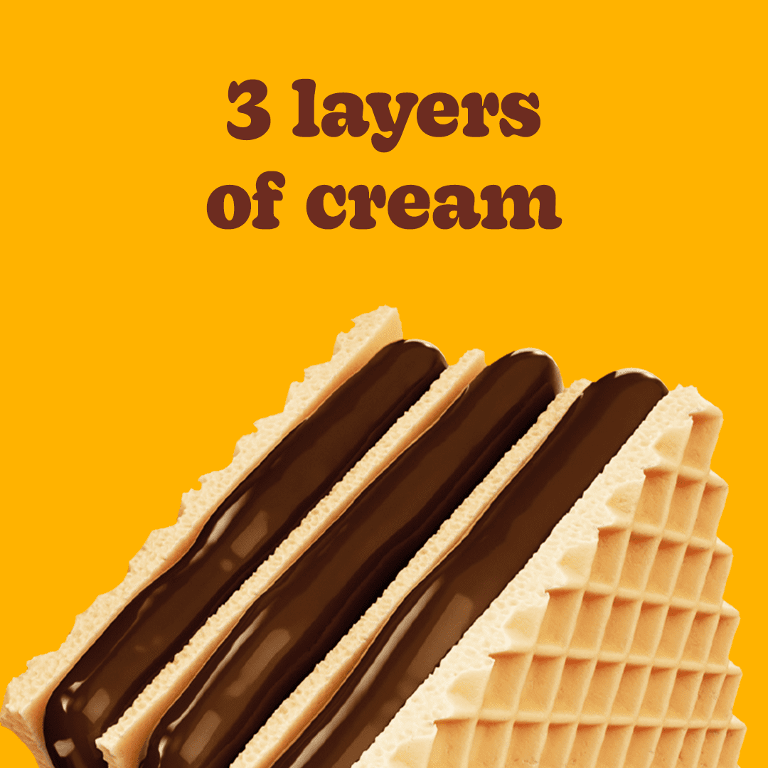 (4 pack) Bauducco Chocolate & Vanilla Wafer Cookies, Single Serve Crispy & Delicate Wafer Cookies, Pack of 20, 28.2oz