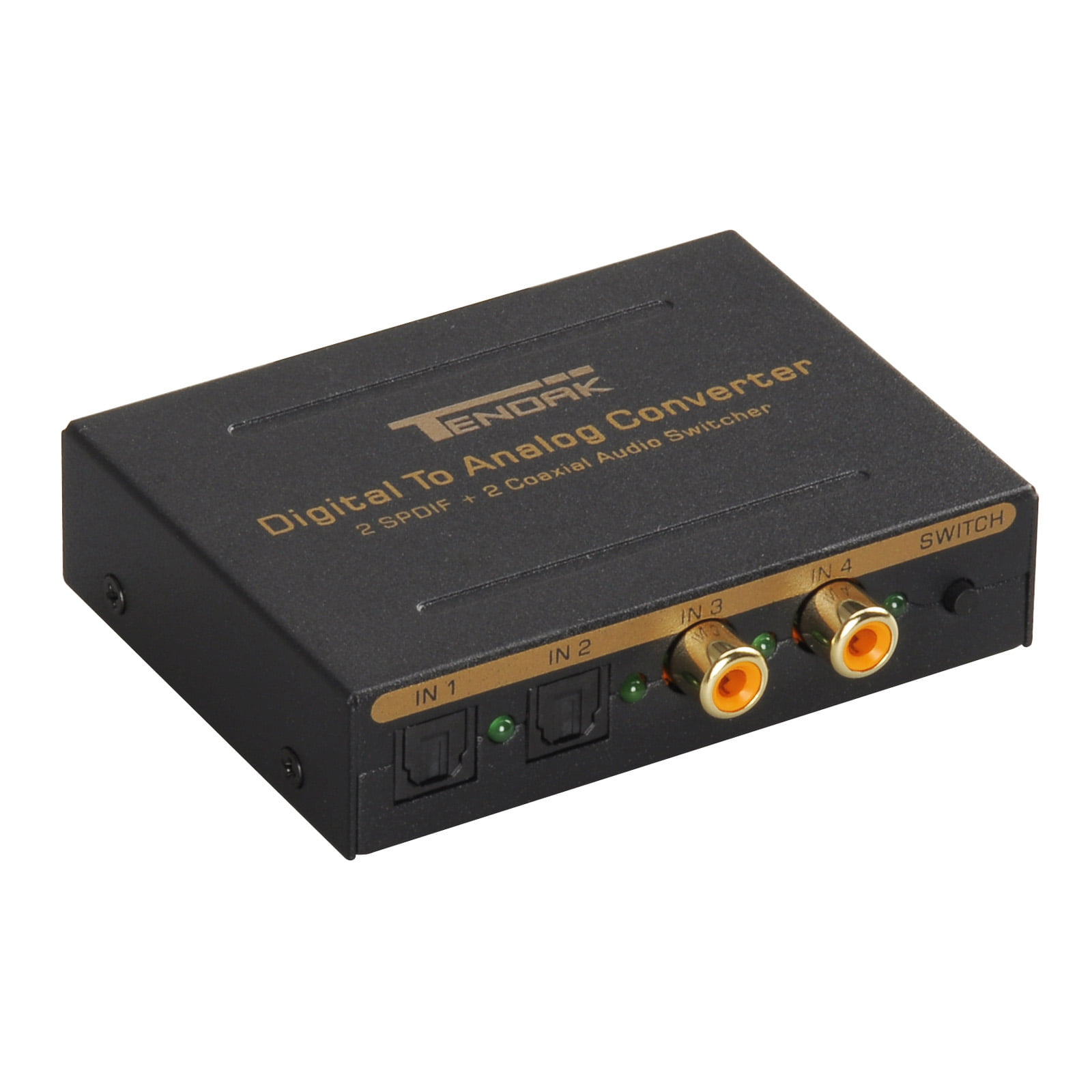 analog audio ports to digital optical converter