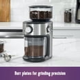 thumbnail image 3 of Mr. Coffee Cafe Grind 18 Cup Automatic Burr Grinder with Removable Bean Hopper and Grind Chamber | Stainless Steel, 3 of 7