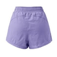 thumbnail image 6 of Sngxgn Shorts for Women Gym Yoga Workout Running Skort Spandex Shorts Cute Clothes Summer(Purple,M), 6 of 6