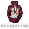 thumbnail image 2 of Looney Tunes Taz-Mania Hoodie 3D Print Pullover Hooded Long Sleeve Sweatshirts Tops Blouse with Pocket for Mens Womens, 2 of 7