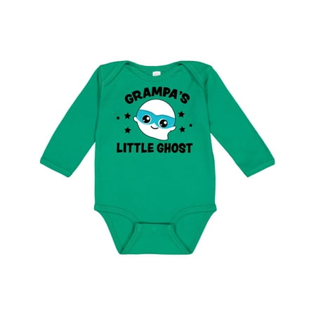 

Inktastic Cute Grampa s Little Ghost with Stars Gift Baby Boy or Baby Girl Long Sleeve Bodysuit