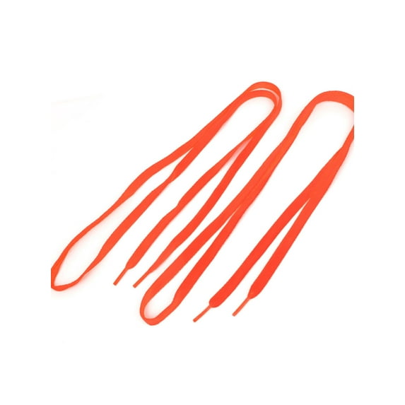 Allegra K Women's Plastic Tip Flat Shoelaces Shoe Lace String