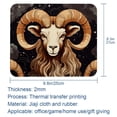 thumbnail image 5 of Aries Constellation Gaming Mouse Pad, Desk Mat, 8.3x9.8 Inch, Non-Slip Rubber Bottom, Printed, Suitable for Office and Gaming, 5 of 6