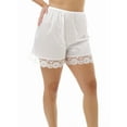 thumbnail image 2 of Underworks Pettipants Culotte Slips 4-inch Inseam White Small, 2 of 5