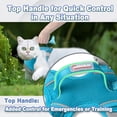 thumbnail image 3 of Cat Harness and Leash Set Escape Proof for Kitten Walking, Soft Adjustable Top Handle Vest Harnesses for Cats, Easy Control Breathable Reflective Small Medium Large, Blue,XS, 3 of 9