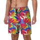 thumbnail image 1 of Fotbe Colorful Bananas Traje de Baño para Hombre – Shorts de Natación de Secado Rápido con Forro y Bolsillos-Large, 1 of 6