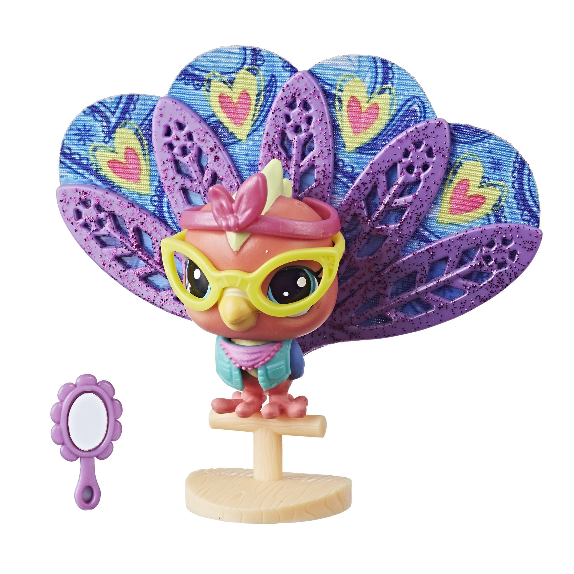 Littlest Pet Shop Ella Parrotti Includes Display Stand And 4 littlest-pet-shop-ella-parrotti-includes-display-stand-and-4