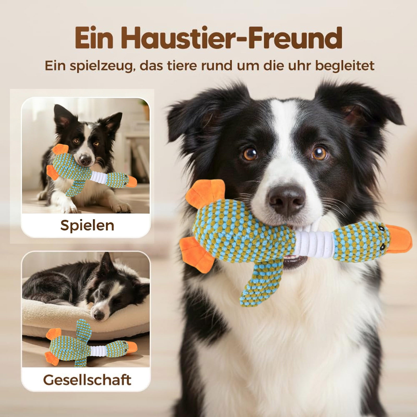 3 Set of Indestructible Dog Toy Cuddly Toy Dog Toy For Dogs Puppy Toy Dog Toy Cuddly Toy With Squeaker