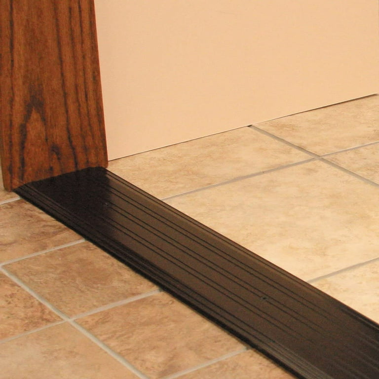 M-D 3/8 in. H X 96 in. L Prefinished Bronze Aluminum Tile Edge M-D 3/8 in. H X 96 in. L Prefinished Bronze Aluminum Tile Edge