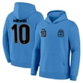 thumbnail image 2 of Buzo canguro Icon Sports Messi Argentina para niños, celeste, 2 of 7