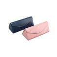thumbnail image 4 of Protective Women Folding Waterproof Solid Color Glasses Case Eyewear Case Triangle Sunglasses Box Glasses Box 2, 4 of 8