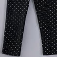 thumbnail image 5 of HAOTAGS Girls Pants (2-13) Casual Elastic Waist Straight Leg Daily Wear Trousers Black Size 11, 5 of 6