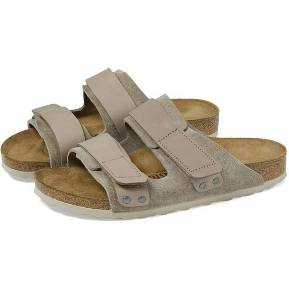 Birkenstock Women's Shoes UJI Nubuck/Suede Leather Slide Sandals 1025695