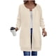 thumbnail image 2 of HongQid Women's Zip Up Hoodies Long Sleeve Long Tunic Sweatshirts Oversized Fleece Casual Fall Jacket Coat with Pocket, 2 of 4
