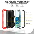 thumbnail image 2 of Dteck Galaxy S20 FE Case, Metal Ring Holder Kickstand Full Body Shockproof Sturdy Bumper Protective Cover for Samsung Galaxy S20 FE 5G 6.5-inch 2020, Red+Black, 2 of 7