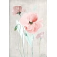 thumbnail image 2 of Loreth, Lanie 23x32 Black Ornate Wood Framed with Double Matting Museum Art Print Titled - Soft Pink Poppies I, 2 of 4