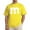Yellow, variant on Mens Graphic Tees Vintage T-Shirts Oversized Letter Print Casual Crewneck Cotton Top Short Sleeve Rapper Streetwear Black
