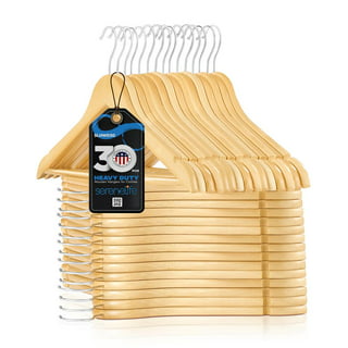 Adult Clothes Hangers Yellow 5 Pack - Dollar Store
