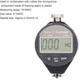 thumbnail image 4 of Portable Digital Hardness Tester, 0-100 Shore Type A/C/D Durometer with LCD Display for Rubber, Tire, Plastic, Thermal Plastic, Flooring(C), 4 of 5