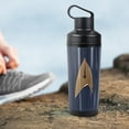 thumbnail image 4 of Star Trek - Discovery Official Command Uniform 18 oz Insulated Water Bottle, Leak Resistant, Vacuum Insulated Stainless Steel with 2-in-1 Loop Cap, 4 of 7