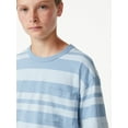 thumbnail image 6 of Free Assembly Boys Short Sleeve Stripe Tee, 2-Pack, Sizes 4-18, 6 of 7